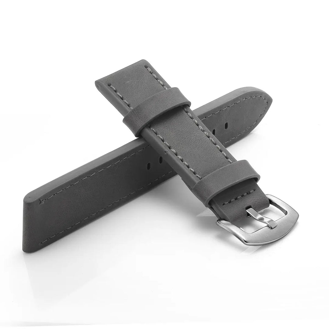 SAMCO Vintage Leather Watch Band 18–24mm