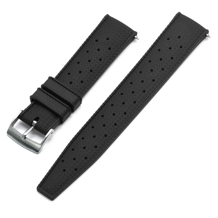 Premium Grade Fluororubber Tropical Watch Strap 18mm 20mm 22mm 24mm For S-eiko SRP777J1 FKM Watch Bands For Men's Diving Watches