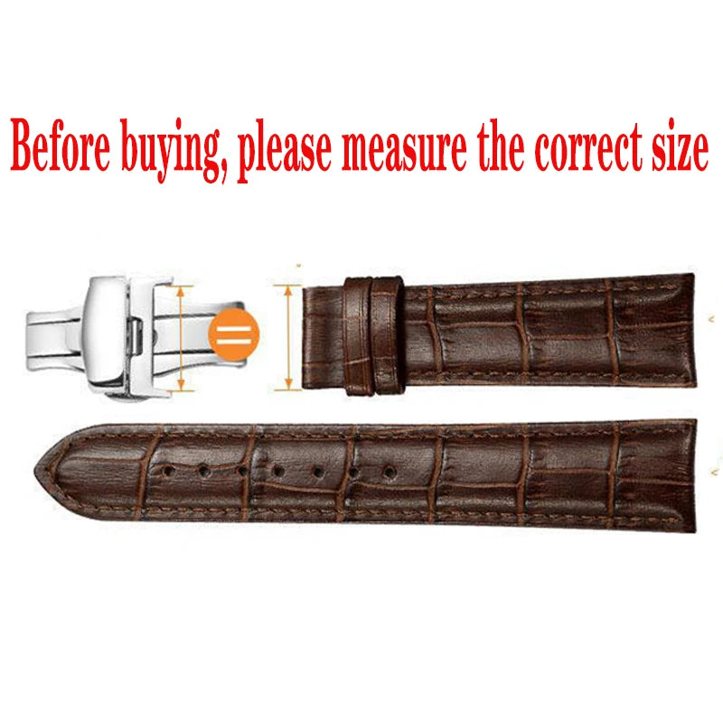 Double Click Butterfly Fold Watch Buckle – 14–22mm Push Deployment Clasp