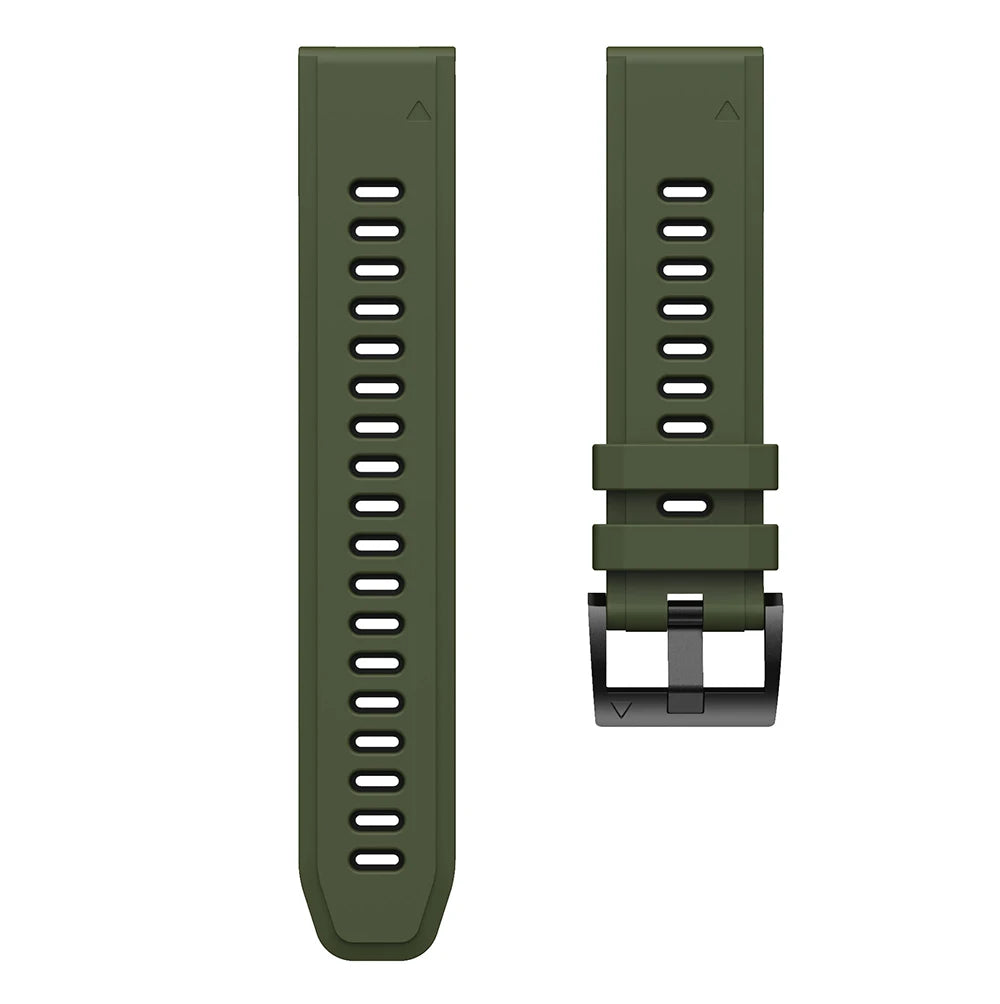 QuickFit Silicone Strap for Garmin Fenix Series (22-26mm)