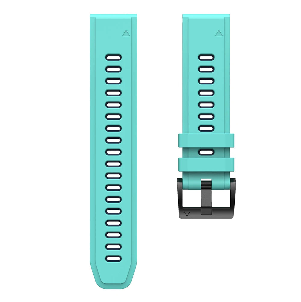 QuickFit Silicone Strap for Garmin Fenix Series (22-26mm)