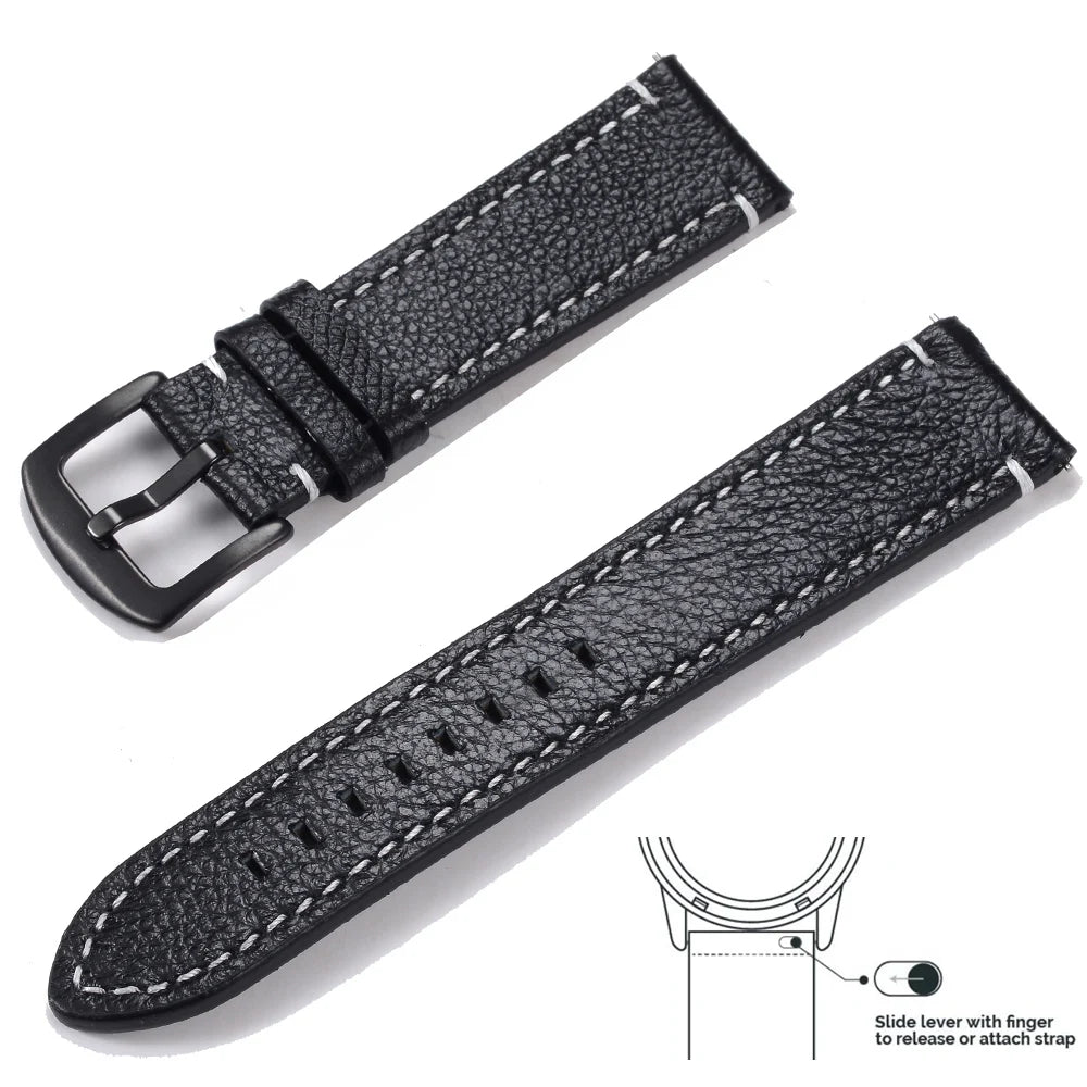 Universal Silicone Watch Strap 20mm/22mm for Samsung, Huawei & Amazfit