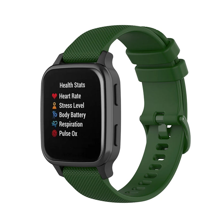 20mm Silicone Strap for Garmin Venu SQ/Venu 2 Plus & Amazfit Bip S/U