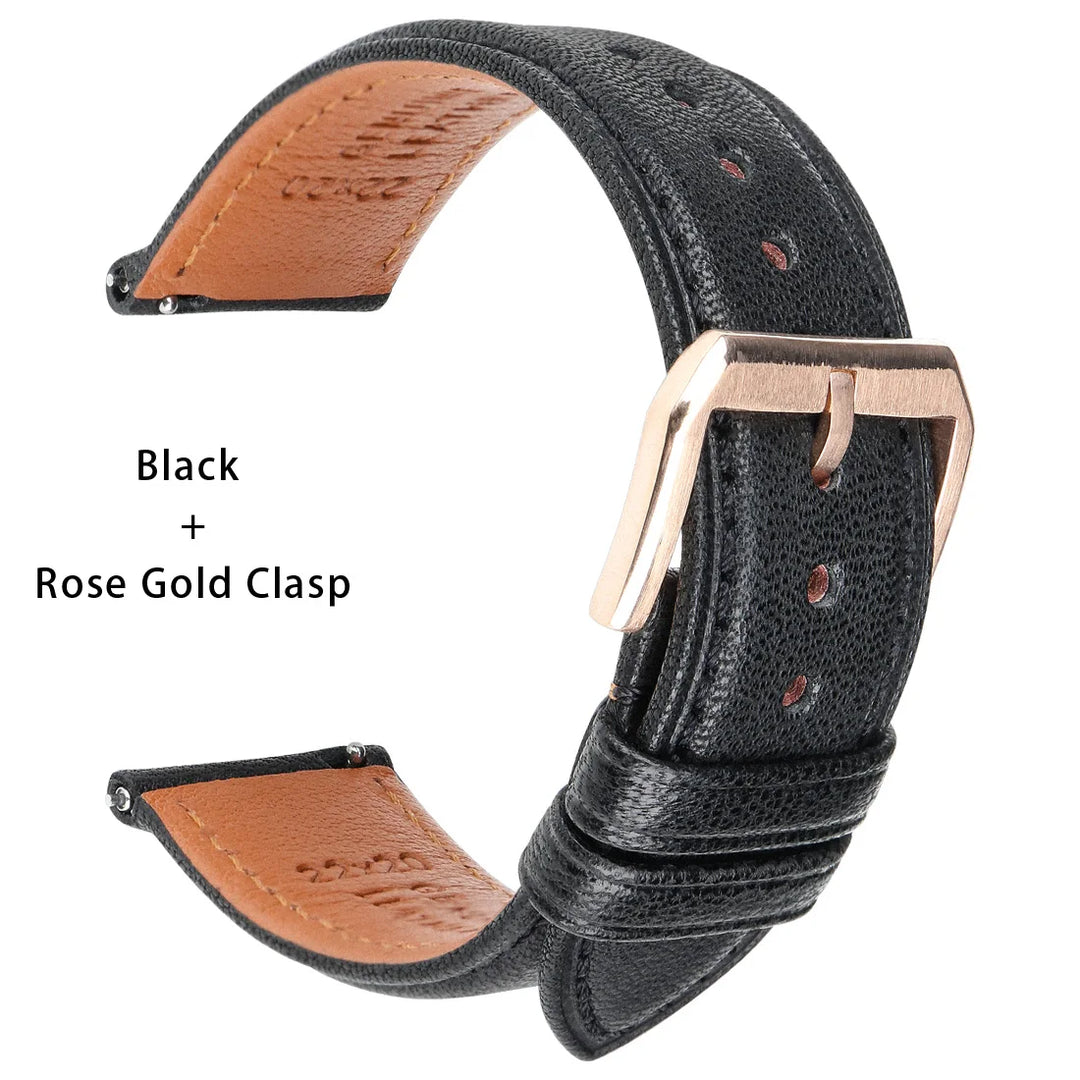 Quick Release Cow Leather Watch Strap 22mm 20mm For Huawei Watch GT 2 Pro Watchbands TISSOT Accessories Watch Band