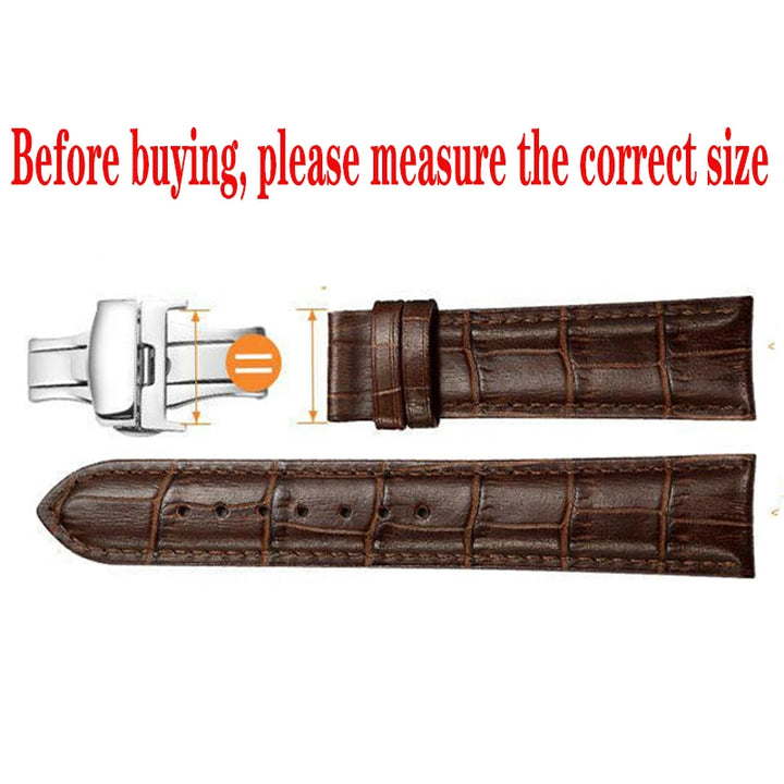 Double Click Butterfly Fold Watch Buckle – 14–22mm Push Deployment Clasp
