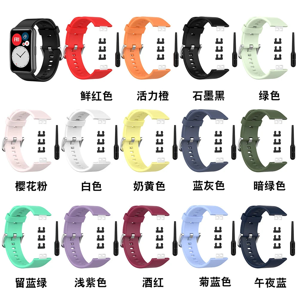 Silicone Strap for Huawei Watch Fit
