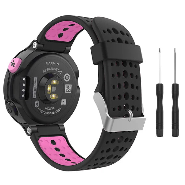 Silicone Watch Strap for Garmin Forerunner Series with Removal Tool