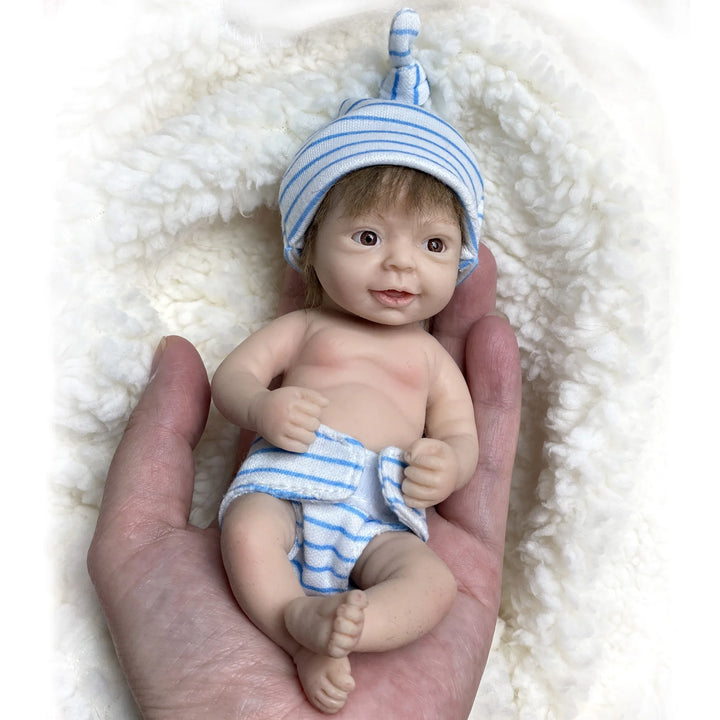 Palm 6″ Silicone Mini Reborn Doll