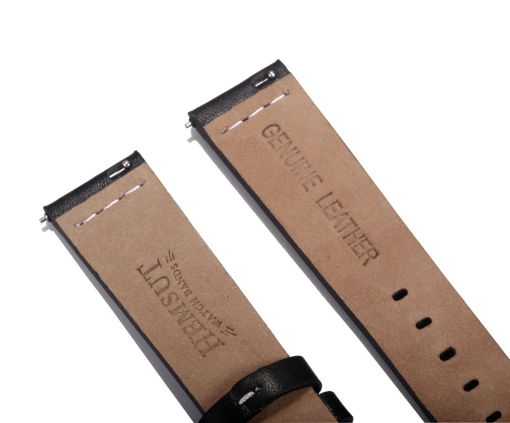 Hemsut Quick Release Leather Watch Bands Saddle Calf Handmade Vintage Leather Watch Strap 18mm 20mm 22mm