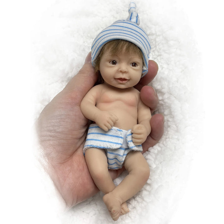Palm 6″ Silicone Mini Reborn Doll