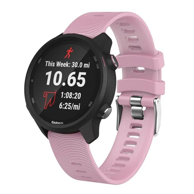 Colorful 20mm Silicone Strap for Garmin Forerunner & Vivomove