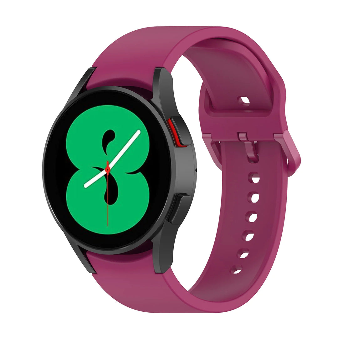 20mm Silicone Watch Strap for Samsung Galaxy Watch 40–46mm Sports Band