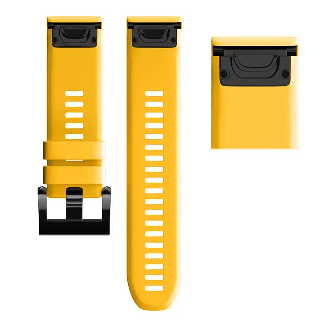 QuickFit Silicone Watch Strap 20/22/26mm for Garmin Fenix & Epix Gen2