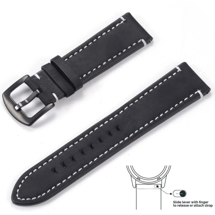 Universal Silicone Watch Strap 20mm/22mm for Samsung, Huawei & Amazfit