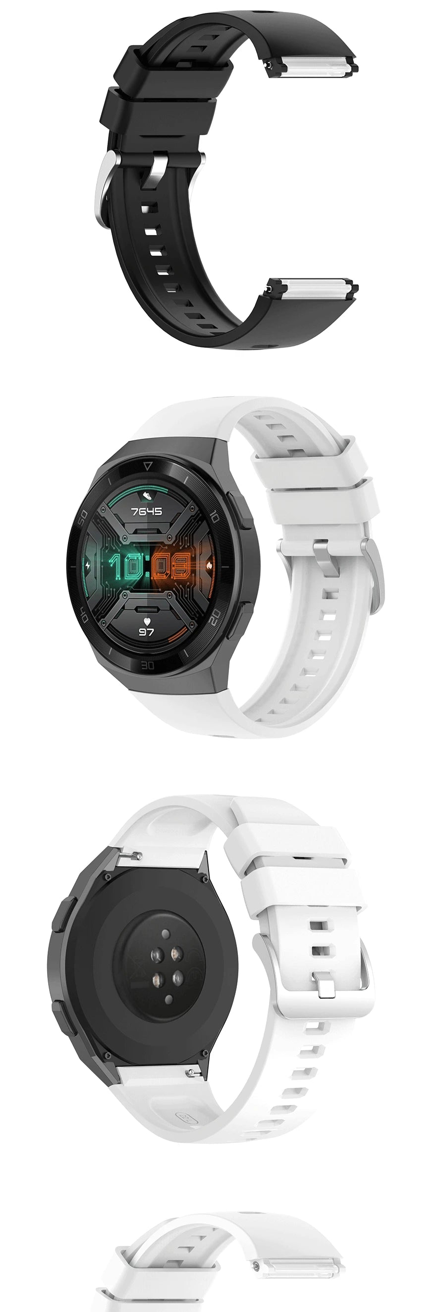 22mm Silicone Strap for HUAWEI Watch GT 2E