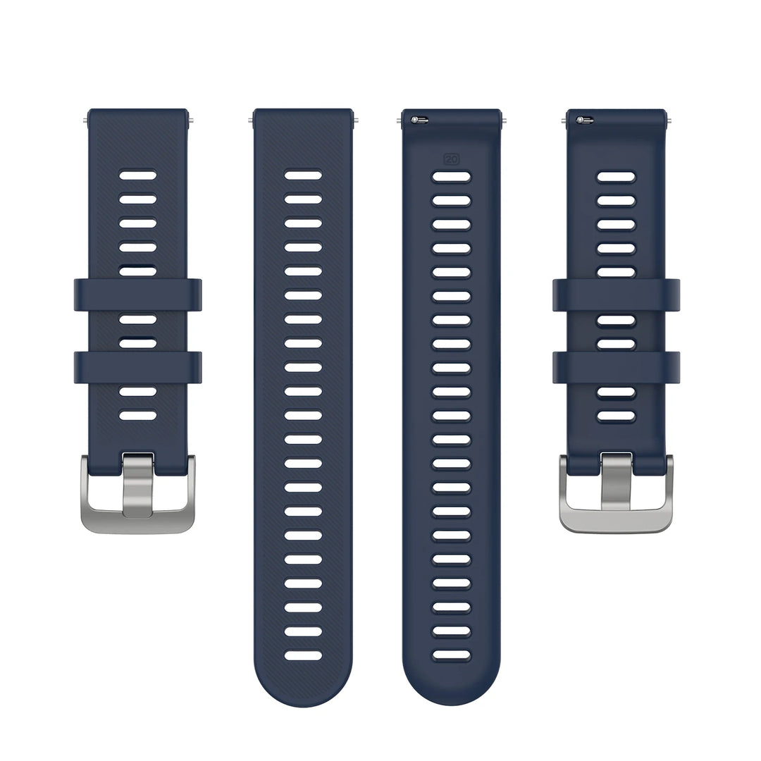 20mm Silicone Watch Strap for Garmin Forerunner, Vivoactive & Venu