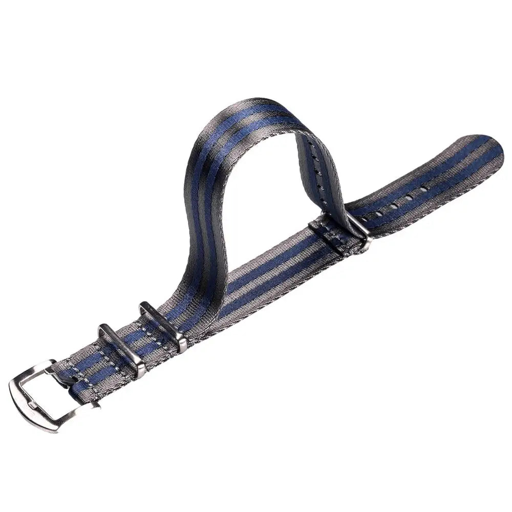 High-Quality Nylon Military Watch Strap – 18/20/22mm (007 Style)