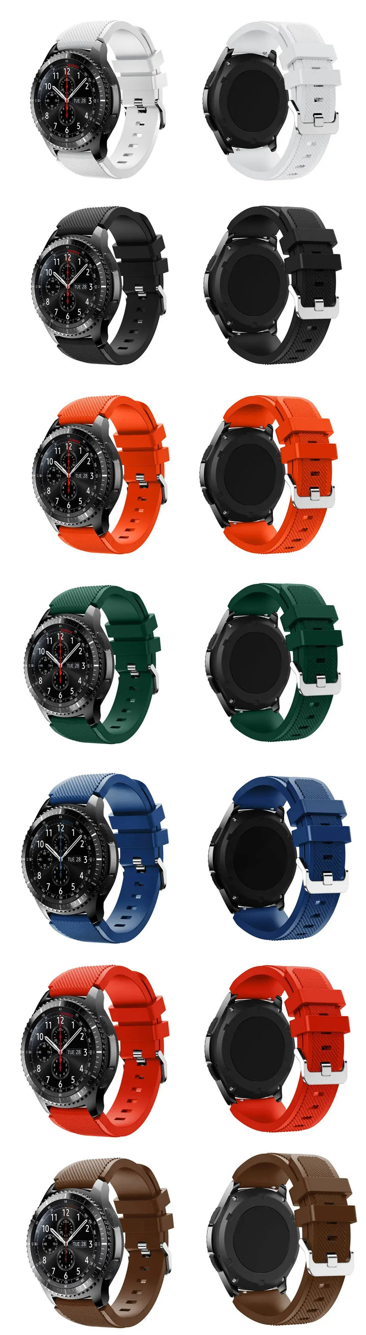 Universal Silicone Watch Band 20/22mm
