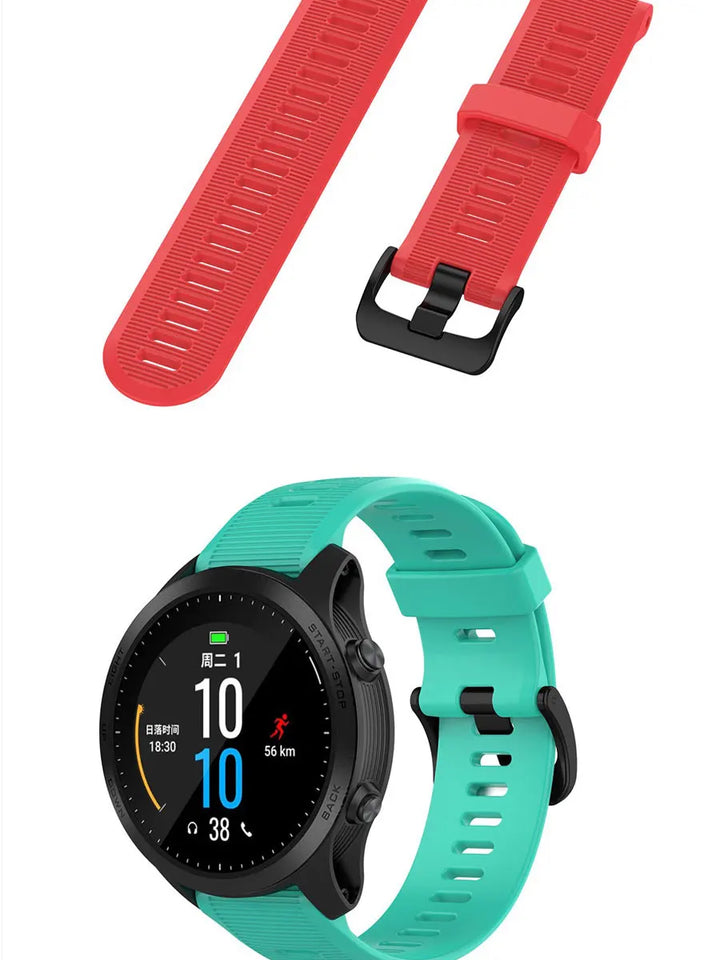 22mm Soft Silicone Strap for Garmin Forerunner & Fenix Series