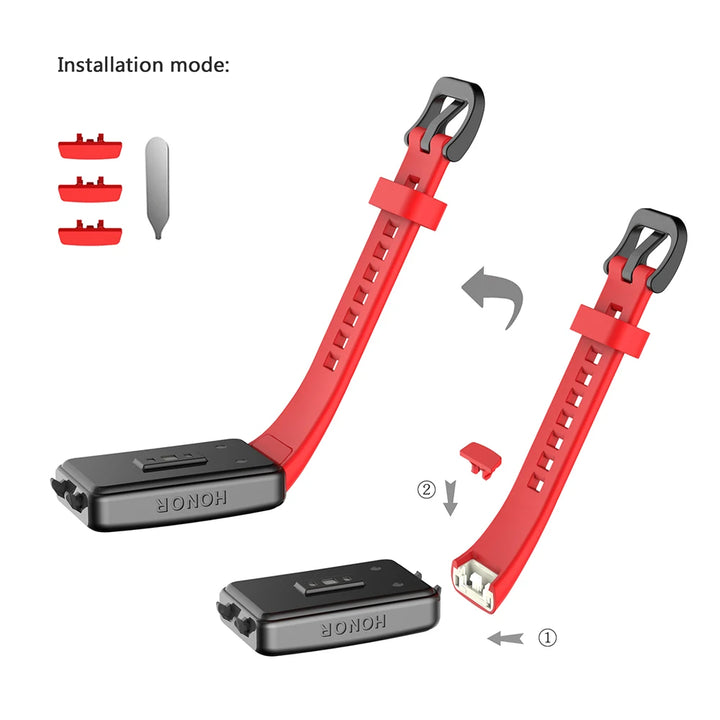 Silicone Strap for Huawei Band 6 Pro & Honor Band 6/7