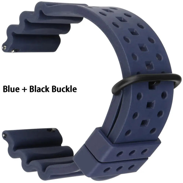 Quick Release Watch Bands 20mm 22mm 24mm Watch Accessories Sport Rubber Watch Strap Smart Watch Bracelet Belt