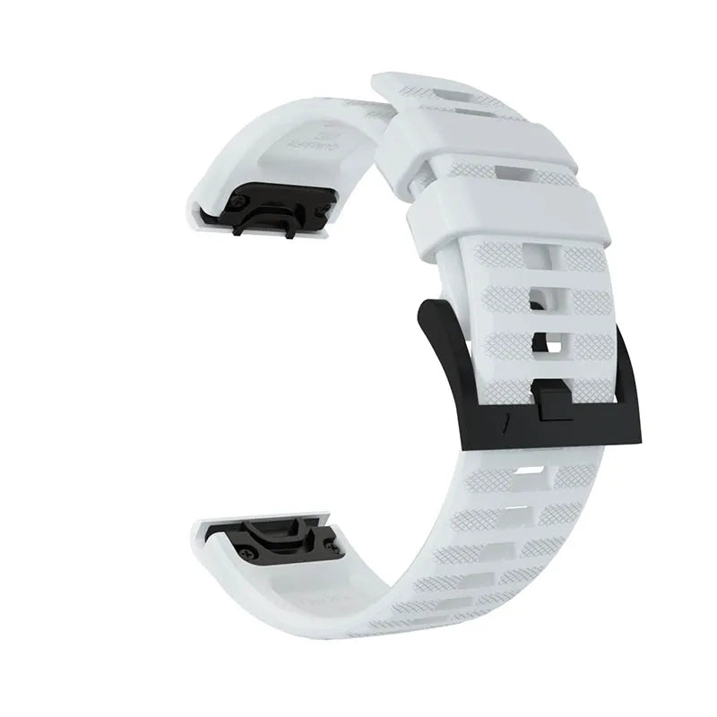Quick-Fit Silicone Watch Strap – 22–26mm for Garmin Fenix & Epix