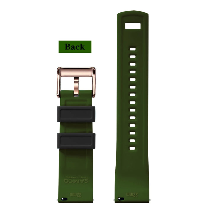 Premium Silicone Quick-Release Watch Band 18/20/22mm