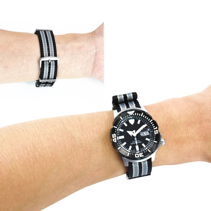 NATOBELT Quality Seatbelt Nylon Watch Strap 20mm 22mm Universal Type Sports Troops Parachute Pilot Military Nylon Watch Bands