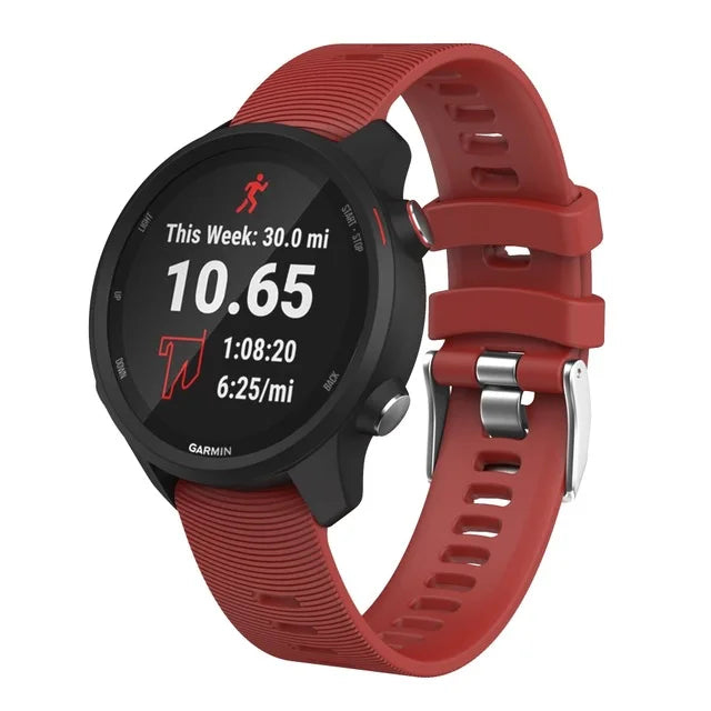Colorful 20mm Silicone Strap for Garmin Forerunner & Vivomove