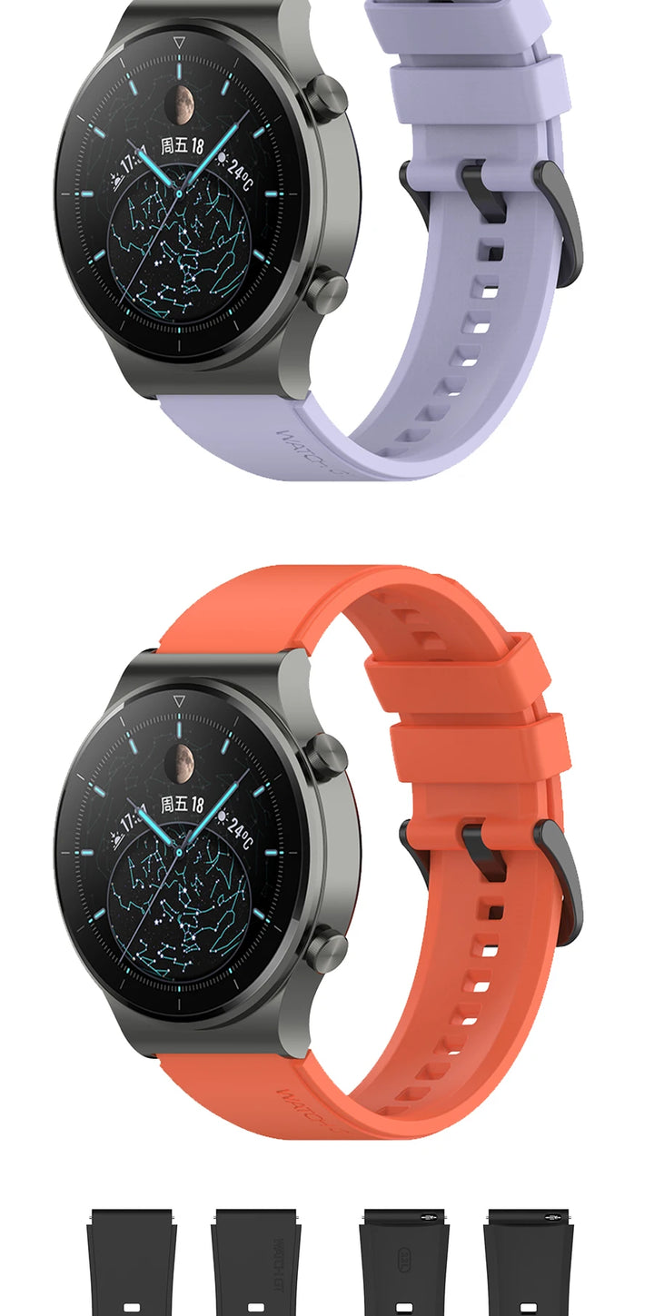 Official 22mm Silicone Band for Huawei Watch GT 2 & GT 3 Pro