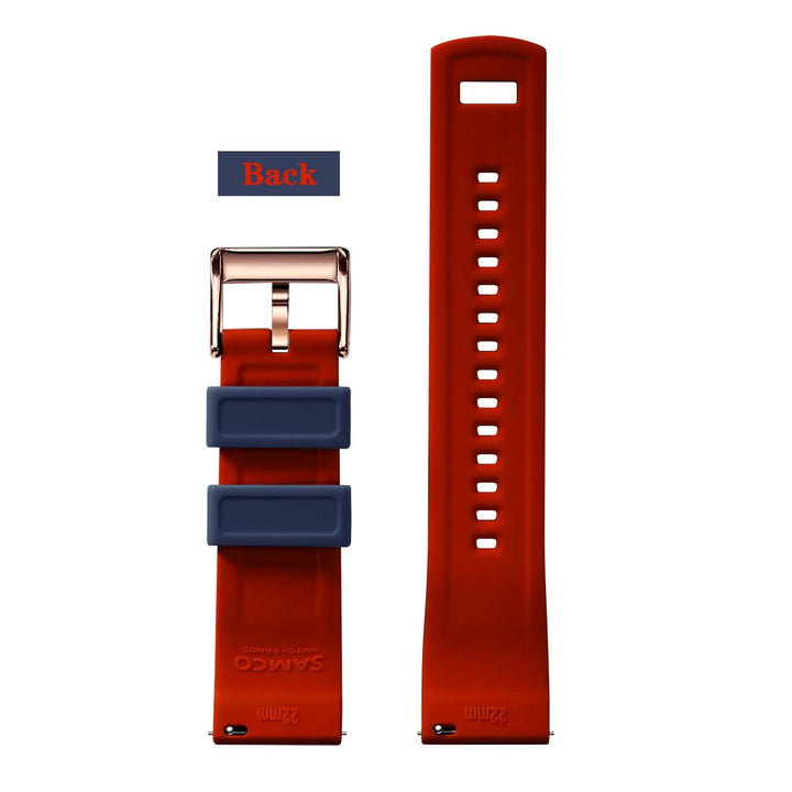 Silicone Quick-Release Watch Band 18–22mm