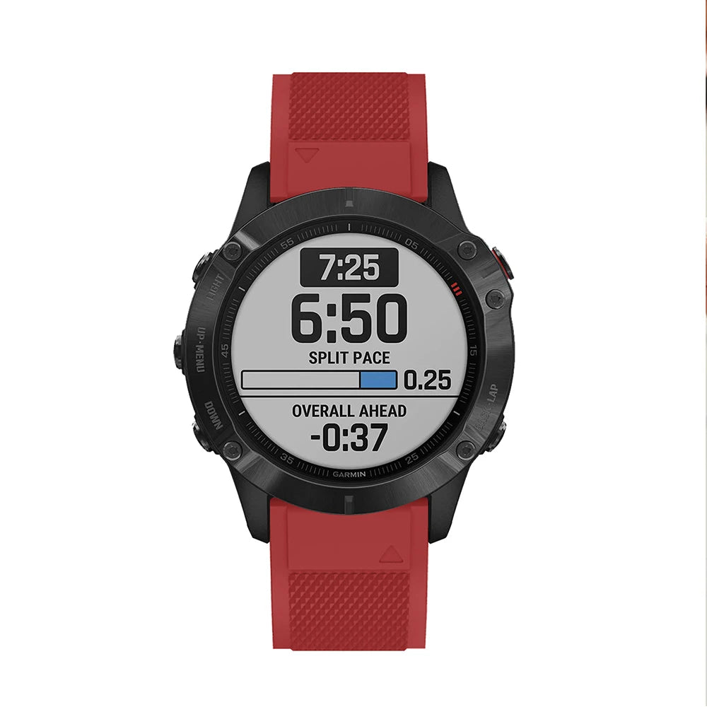 22mm Quick-Fit Silicone Strap – Garmin Fenix, EPIX & Tactix