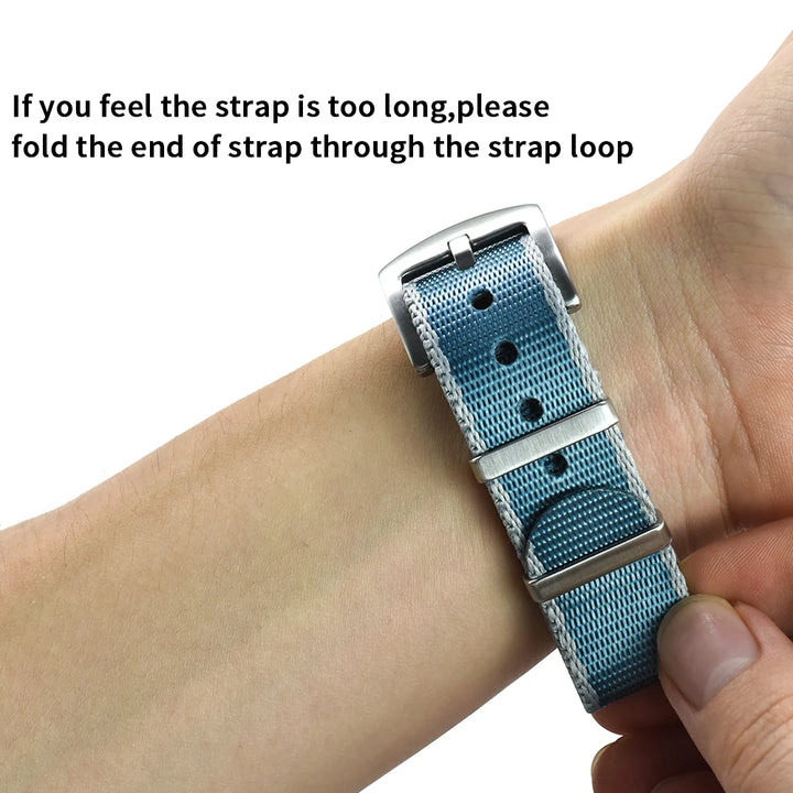 NATOBELT High Quality Army Sports Nylon Seatbelts Sailcloth Strap 20mm 22mm Fabric Nylon Watchbands For 007 Bond