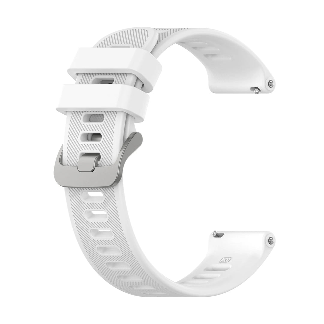 20mm Silicone Watch Strap for Garmin Forerunner, Vivoactive & Venu