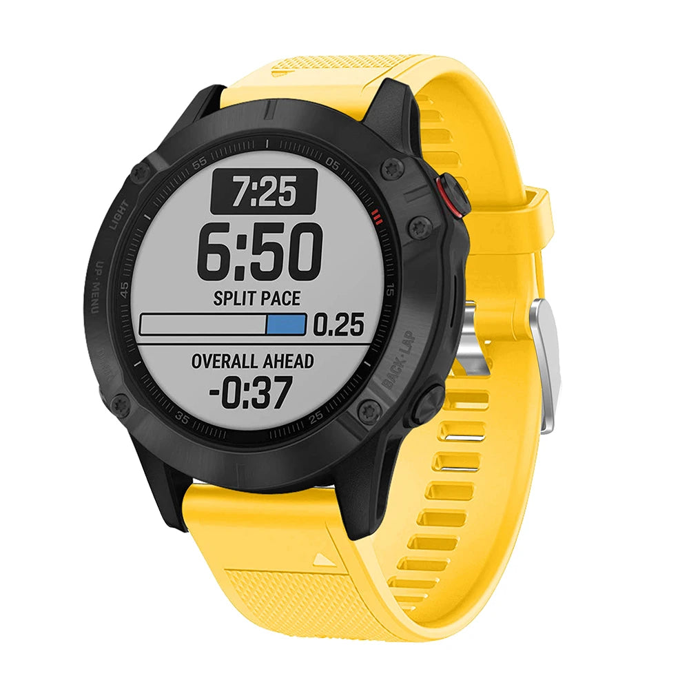 22mm Quick-Fit Silicone Strap – Garmin Fenix, EPIX & Tactix