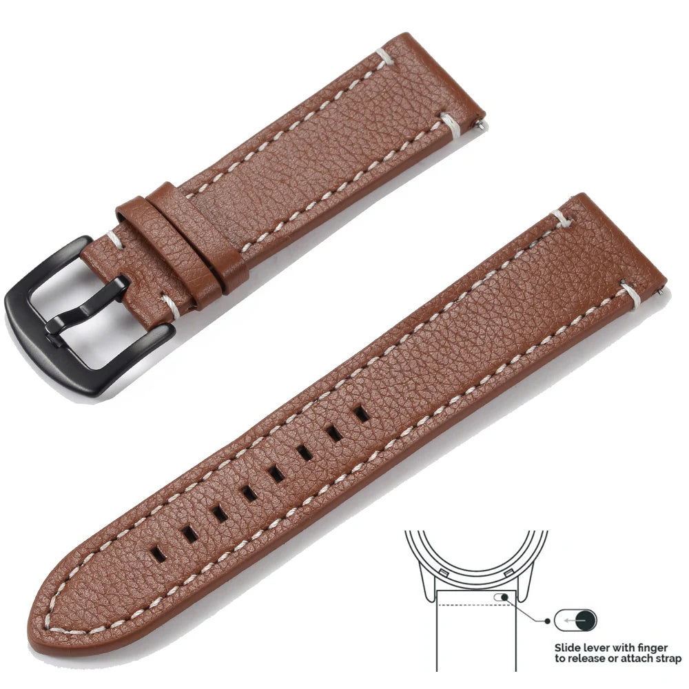 Universal Silicone Watch Strap 20mm/22mm for Samsung, Huawei & Amazfit