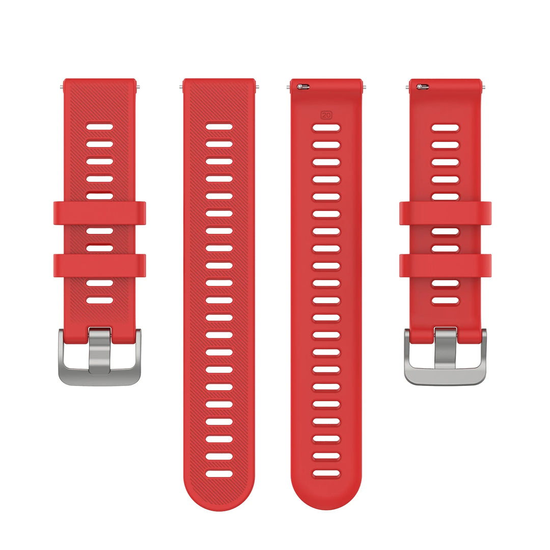 20mm Silicone Watch Strap for Garmin Forerunner, Vivoactive & Venu
