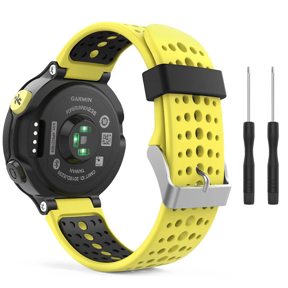 Silicone Watch Strap for Garmin Forerunner Series with Removal Tool