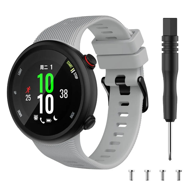 Silicone Watch Strap for Garmin Forerunner 45/45S & Swim 2