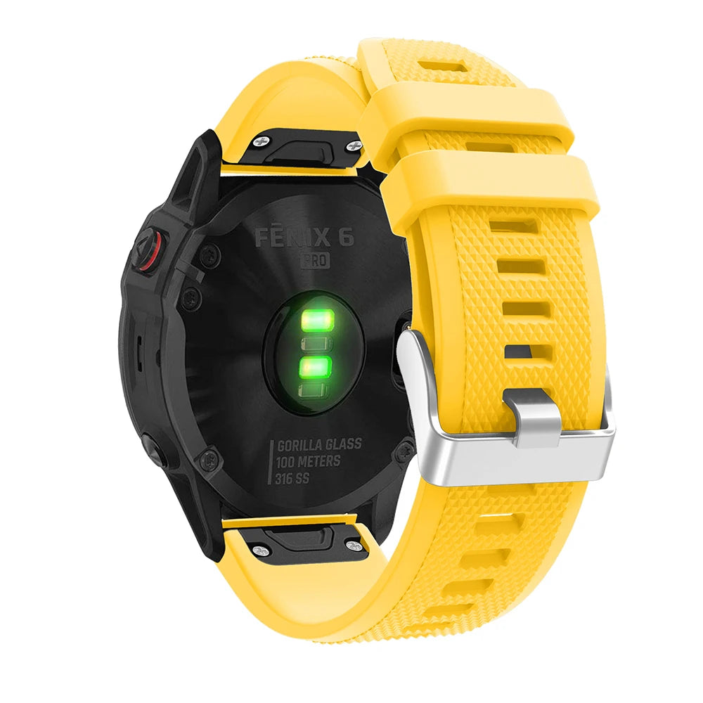 22mm Quick-Fit Silicone Strap – Garmin Fenix, EPIX & Tactix