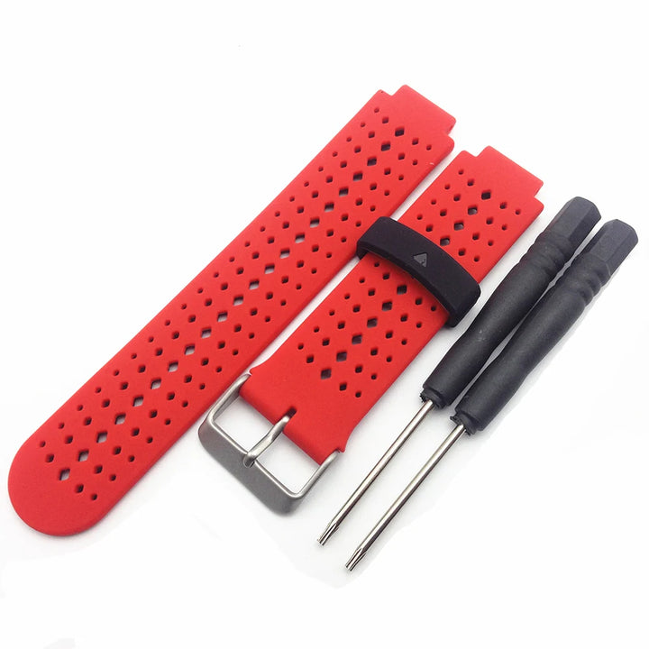 Silicone Replacement Strap for Garmin Forerunner 235/220/230/620/630/735XT