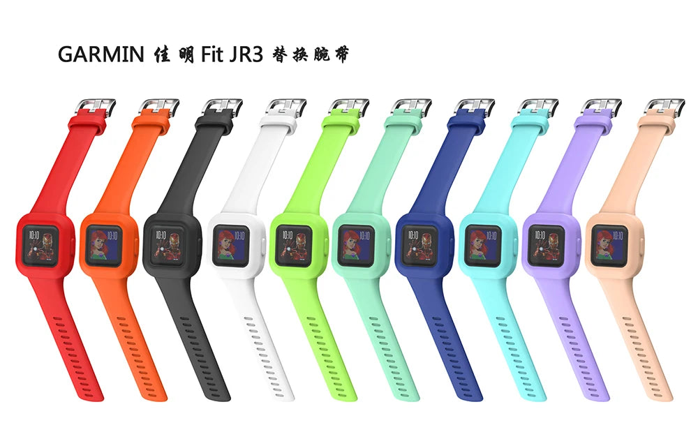 Silicone Watch Strap for Garmin Vivofit Jr. 3 / Fit JR3