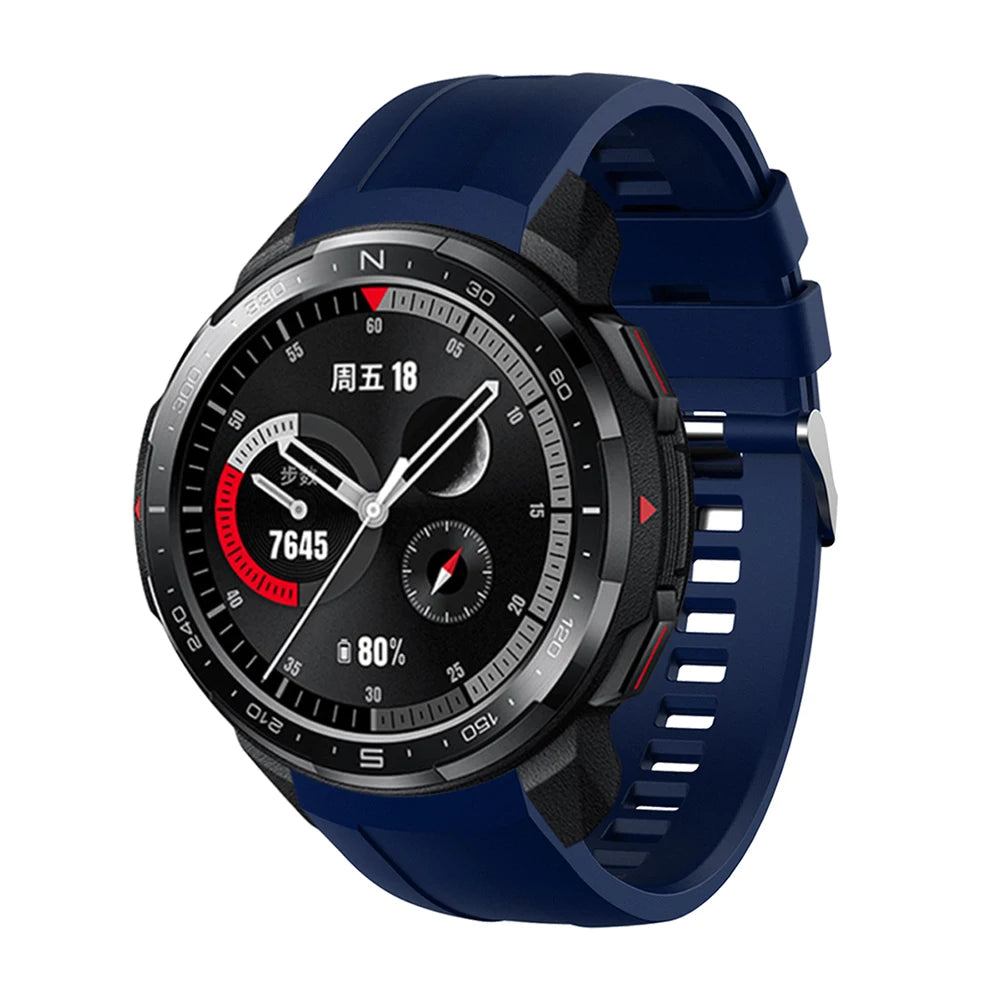 22mm Silicone Watch Strap for Huawei Honor Watch GS Pro