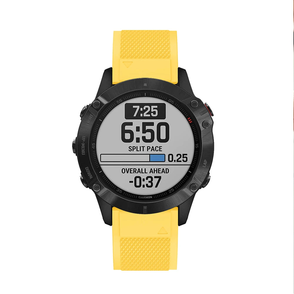 22mm Quick-Fit Silicone Strap – Garmin Fenix, EPIX & Tactix