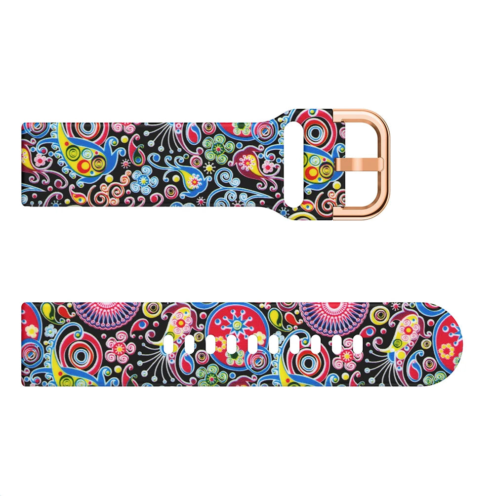 Silicone Watch Strap – 20/22mm for Huawei GT2/GT3 & Garmin Forerunner