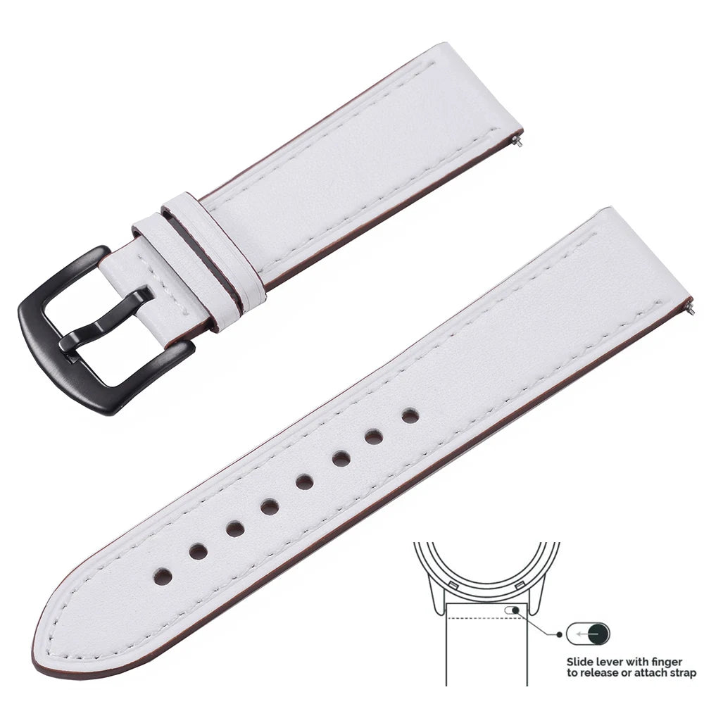 Universal Silicone Watch Strap 20mm/22mm for Samsung, Huawei & Amazfit