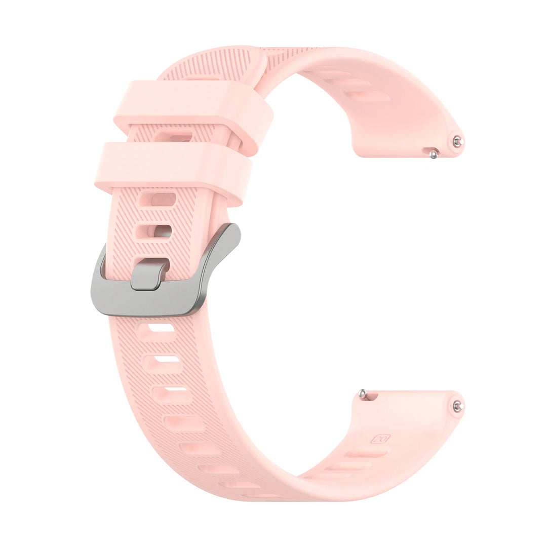 20mm Silicone Watch Strap for Garmin Forerunner, Vivoactive & Venu