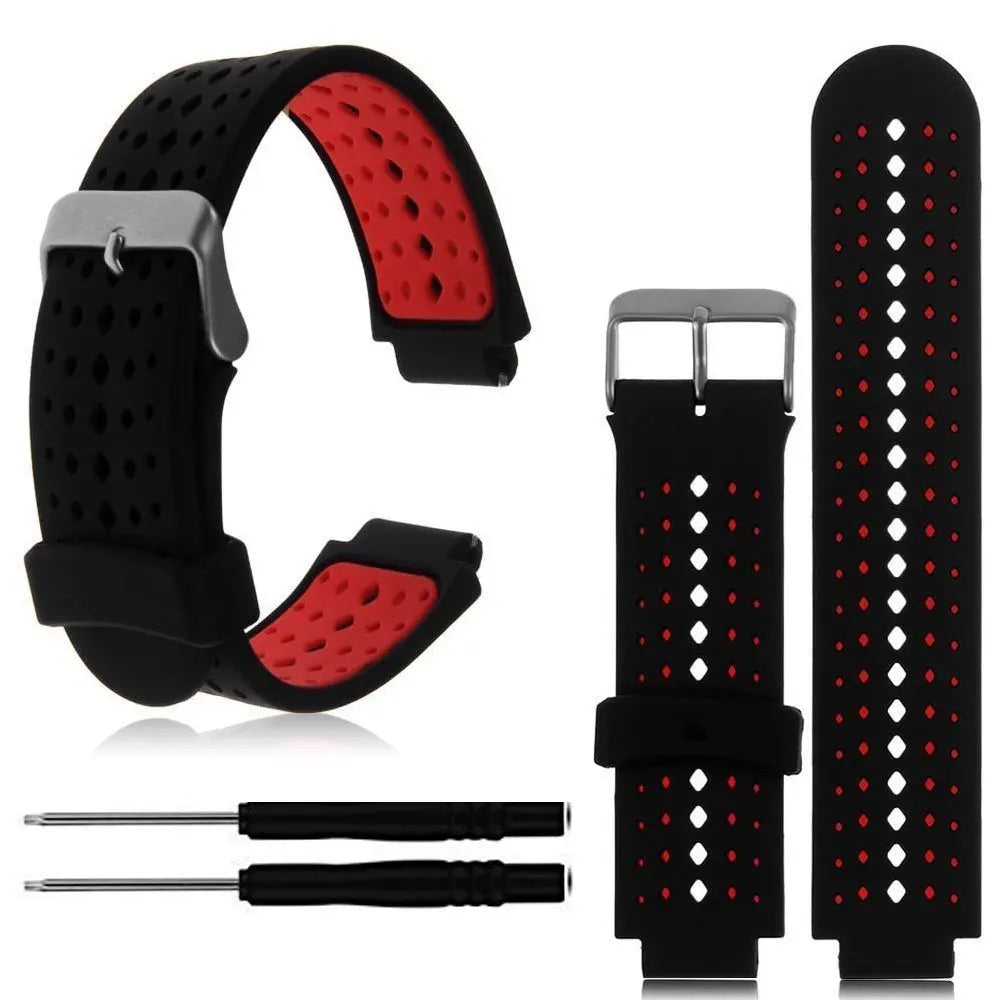 Silicone Replacement Strap for Garmin Forerunner 235/220/230/620/630/735XT