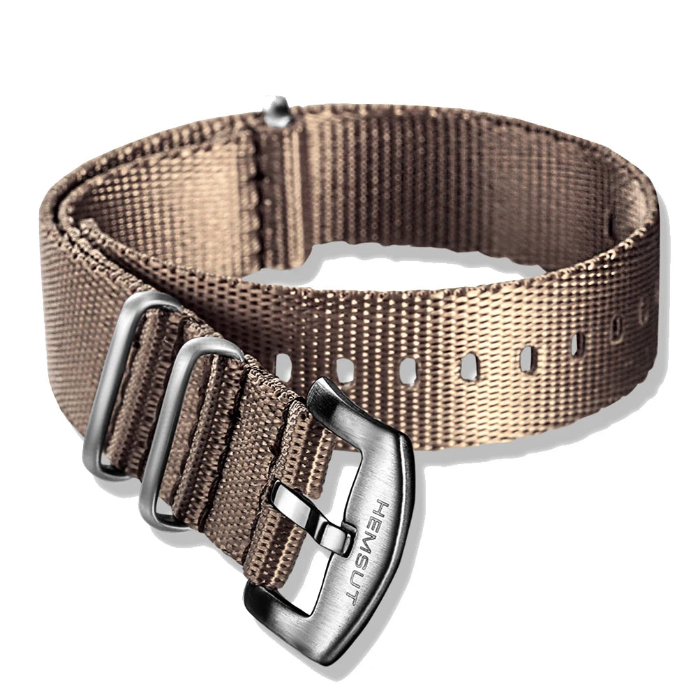 High-Quality Nylon Military Watch Strap – 18/20/22mm (007 Style)
