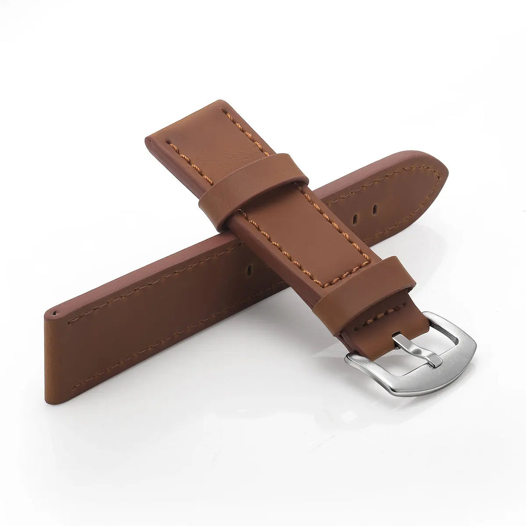 SAMCO Vintage Leather Watch Band 18–24mm